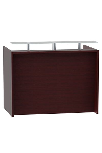 Mahmayi R06 Apple Cherry Office Reception Desk Without Drawers - 140cm