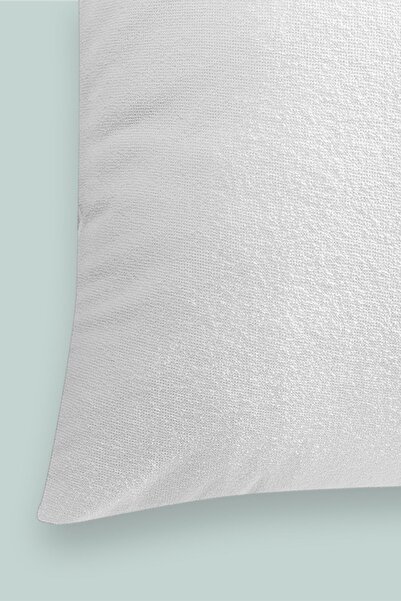 Mislina Home Terry Cotton Pamuklu 4'Lü Fermuarlı Sıvı Su Geçirmez Sessiz Yastık Koruyucu Alez 50x70 Cm