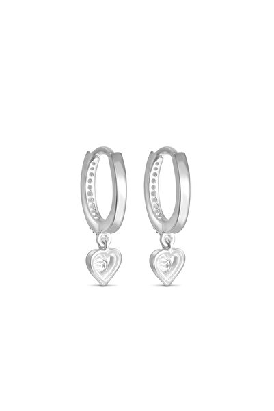 Joy of Jade Patricia Küpe 1 Mikron Rodyum Kaplama 925 Ayar Gümüş Üzerine Zirkonyum