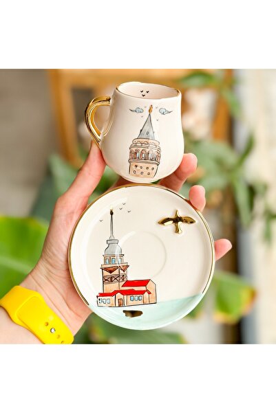 BSK Istanbul Series Ceramics Handmade Coffee Cup