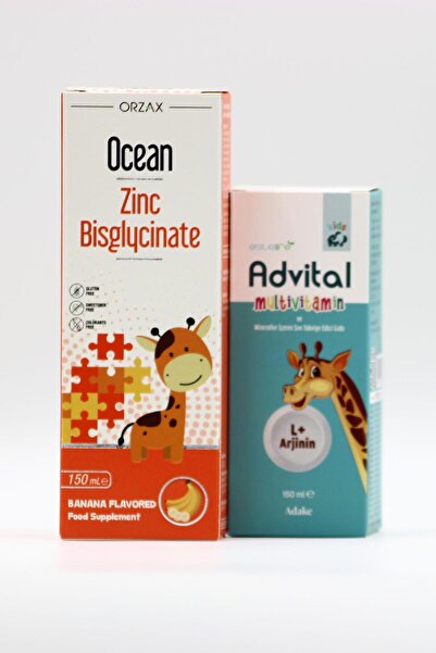 Ocean Bisglisinat Çinko Şurup Advital Multivitamin