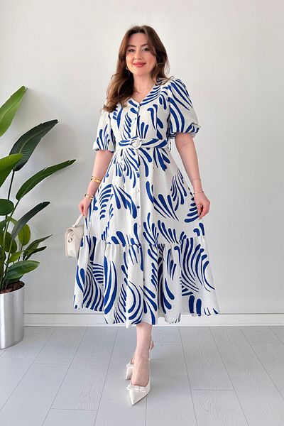 MaziButik Rochie Damla din in albastru