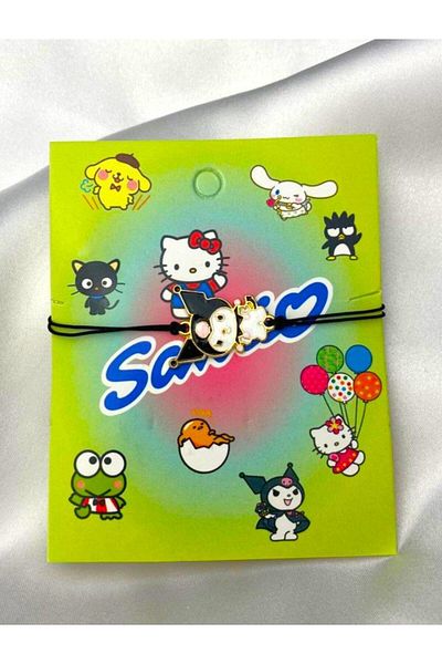 Herşey Nota Colorful Kuromi - Adjustable String Bracelet