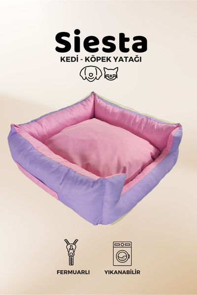 XPERMATE Kedi Yatağı Ve Köpek Yatağı Tüy Tutmaz Kumaş, Su Itici Kumaş , Fermu...