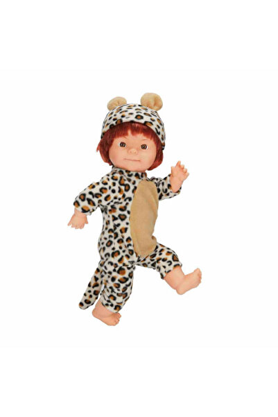 Sunman Dollz n More Bebelou Kostüm Partisi Bebeği 40 cm 26236 Leopar Kostümlü