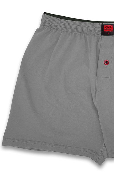CNT Men's Three-Piece Combed Cotton Buttoned Boxer Premium Package
