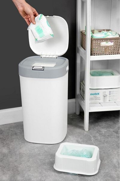 Geseus 19 Liter Motek Baby Diaper and Waste Bin - Cartridge Included