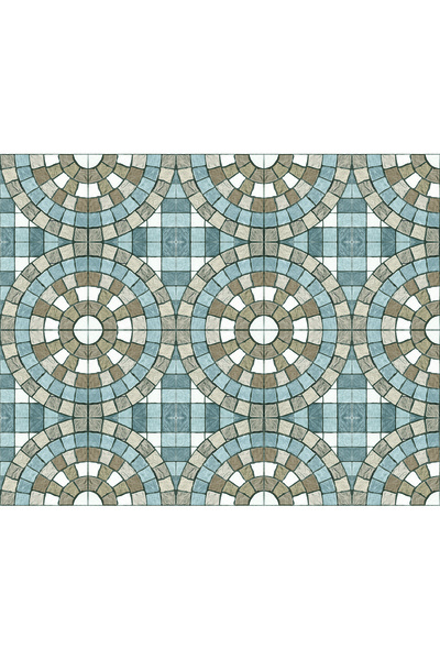 DEGE HOME Mutfak Tezgah Arası Mozaik Desen Yapışkanlı Folyo 65x200 cm