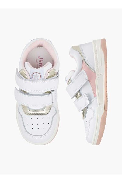 Juniors Colourblock Sneakers with Hook and Loop Closure