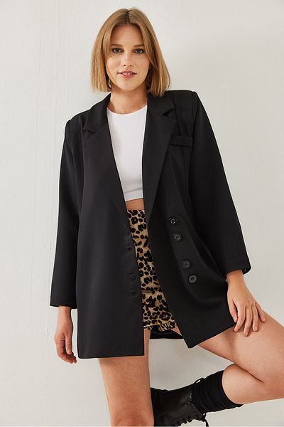 Bianco Lucci Dámská dvouřadá bunda Blazer Mbms045 60501045
