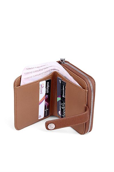 Ayakkabı Fuarı Elit MSA001 - Дамски портфейл в кафяво