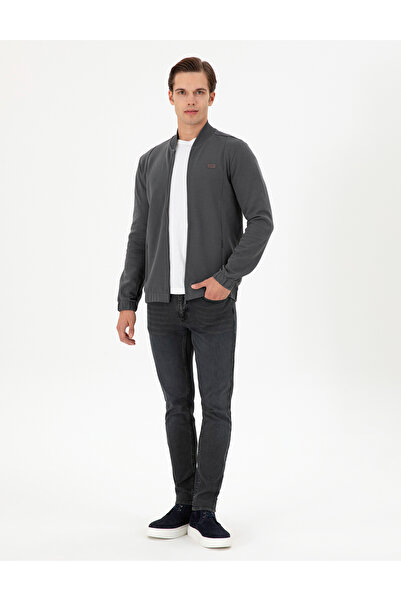 U.S. Polo Assn. Erkek Gri Slim Fit Jean Pantolon 50290008-DN0030