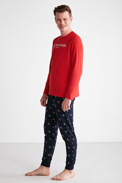 U.S. Polo Assn. 100% Cotton Seasonal Men's Pajama Set