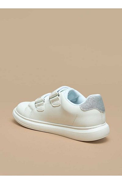 Celeste Girls' Embellished Sneakers with Hook and Loop Closure