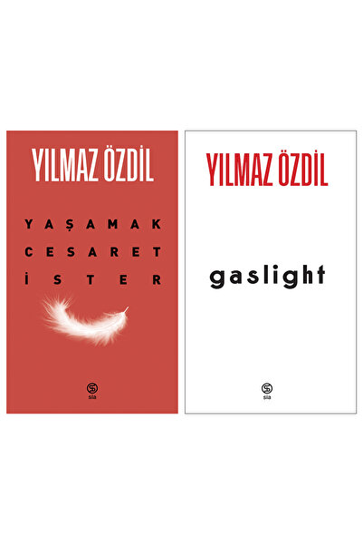 Sia Kitap Yaşamak Cesaret İster ve Gaslight Yılmaz Özdil İki Kitap Bir Arada