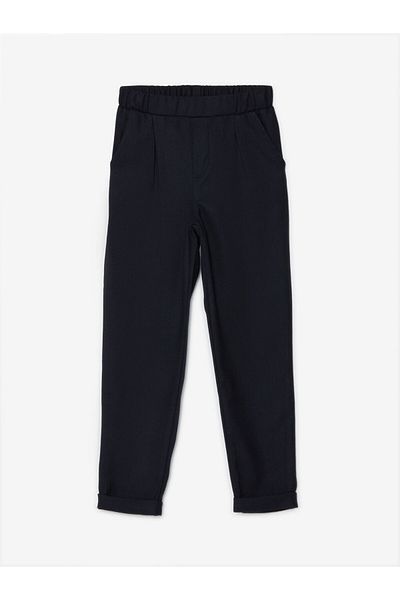 LC Waikiki Girls' Trousers with Elastic Waist