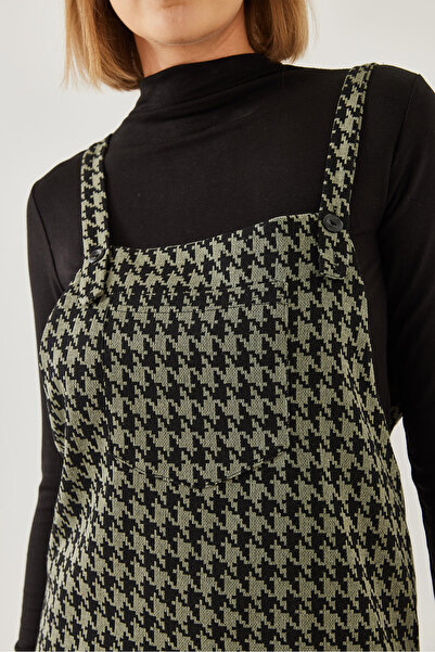 Bianco Lucci Dámský salopet se vzorem Houndstooth 60351164