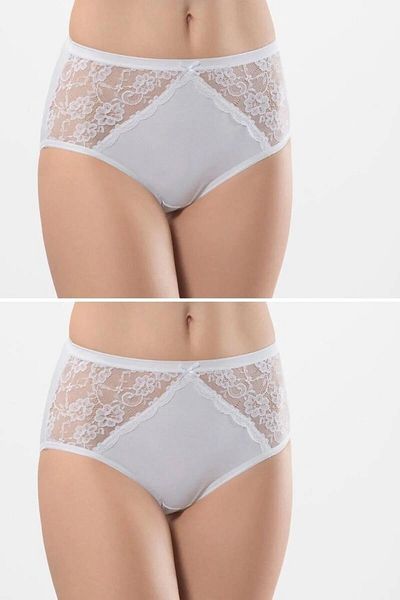 TÜREN Set de 2 chiloți din dantelă - 95% bumbac, 5% Lycra