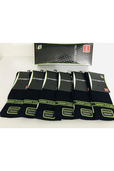 ŞİRİN SOCKS Сладки мъжки бамбукови диабетични захарни чорапи 8100, 6 броя