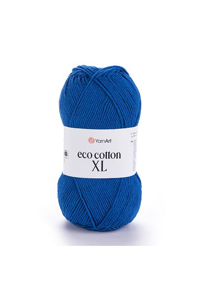 Yarnart Eco Cotton Xl - Χειροποίητο νήμα πλεξίματος Indigo Blue-774
