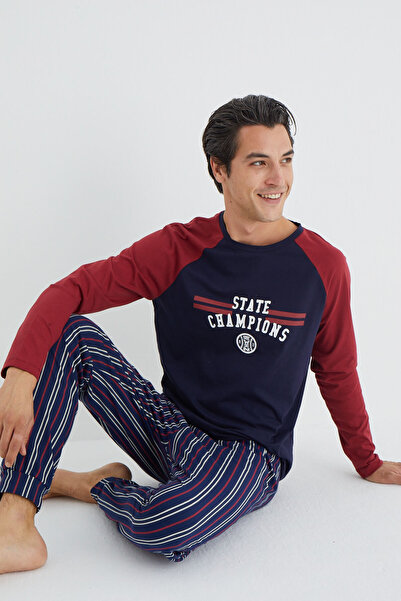 İPEKTENİM TEKSTİL Σετ ανδρικών πιτζάμες