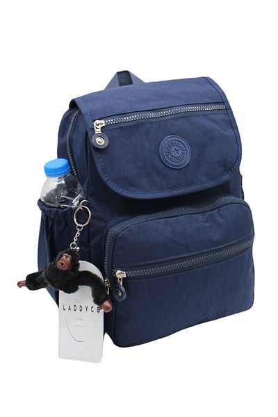 Bevitton Women's Modern Waterproof Fabric Backpack 5200 Navy Blue