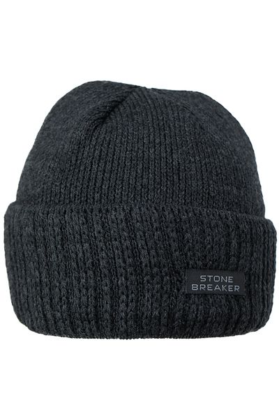 Oppland Men's Winter Thick Beanie Cotton Folded Stone Model Keeps Warm Stretchy Windproof