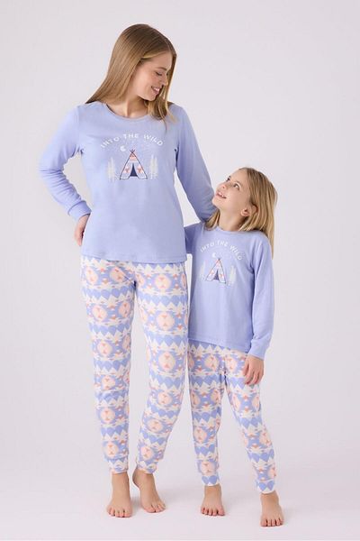 Arnetta Thermal Charged Pajamas Set for Mother and Daughter - Priced Separately