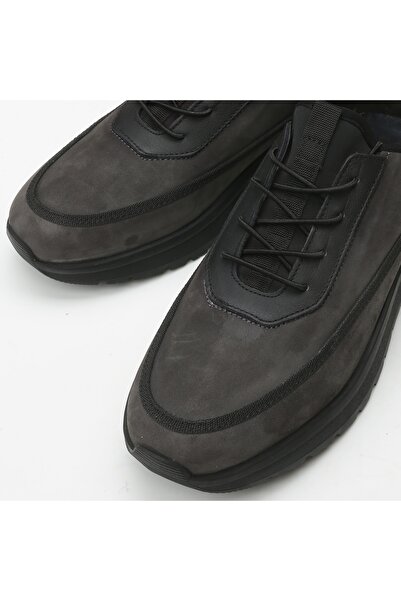 Hotiç Genuine Leather Gray Men's Sports Shoes