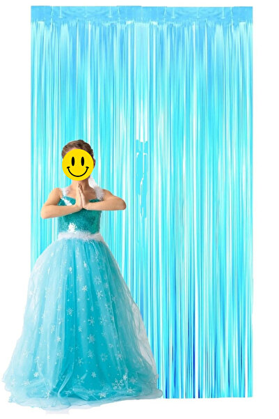 Parti Selesi Frozen Elsa Askılı Kostüm