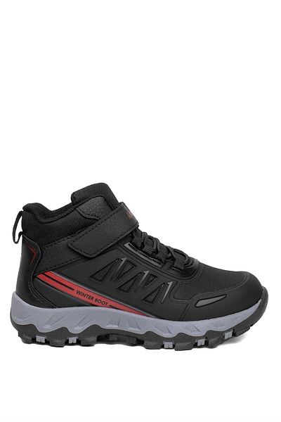 Kinetix 101741390   Cizme de exterior pentru băiat Supla Hi F 4PR Filet 4W Negru - Roșu