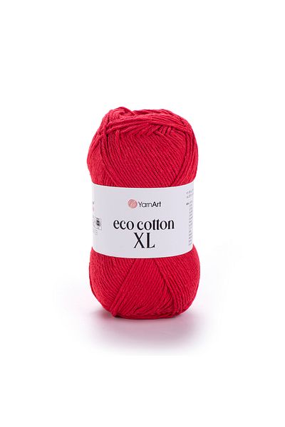 Yarnart Eco Cotton Xl - Πλεκτό Χέρι Νήμα Κόκκινο-769