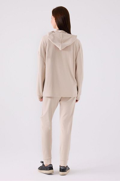 Arnetta Γυναικείες τσέπες και κουκούλα Skinny Leg Thin Fleece Σετ 2 τεμαχίων