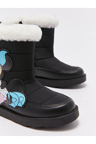 LC Waikiki LCW STEPS Fermuarlı Minnie Mouse Baskılı Kız Çocuk Bot