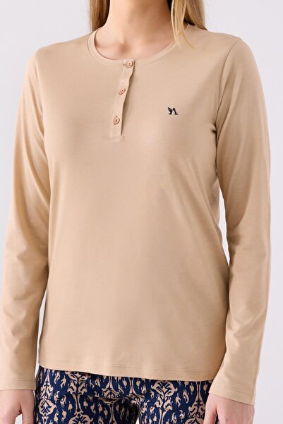 Arnetta Kadın Viskon Dokuma Cepli Pijama Takım, Büyük Beden Kadın Pijama Takım