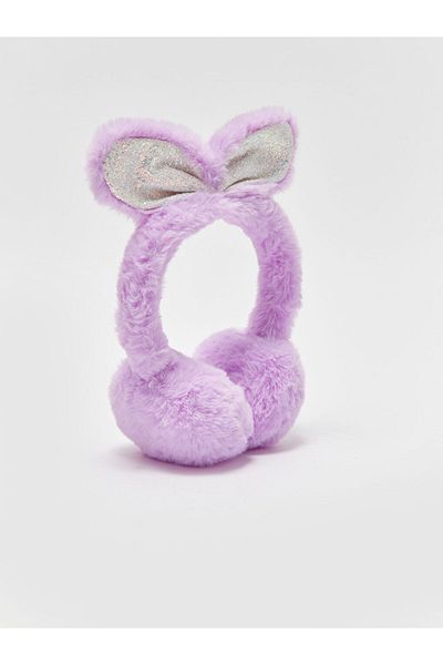 LC Waikiki Accesorii LCW Cască de urechi de pluș pentru fete cu detaliu aplicat 3D