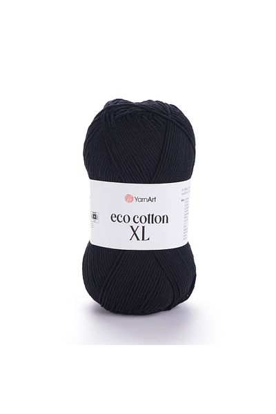 Yarnart Eco Cotton Xl - Πλεκτό Χέρι Νήμα Μαύρο-761