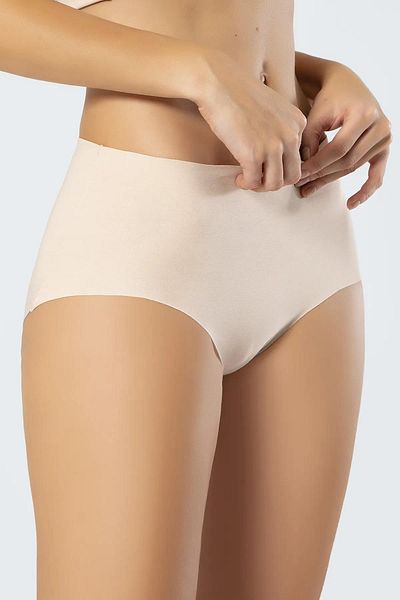 TÜREN Chiloți de damă cu talie înaltă tăiați cu laser - 88% Supima, 12% Lycra