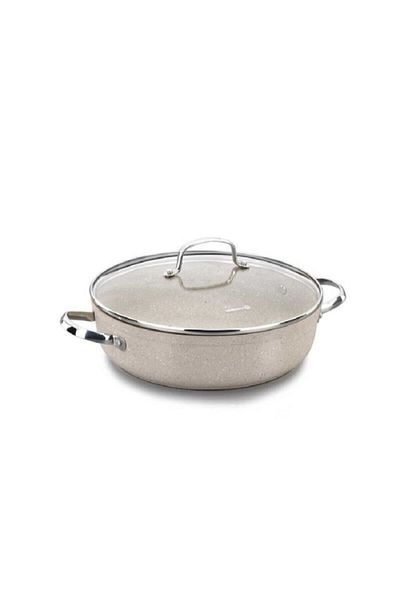 KORKMAZ A1854 Granita Short Pot 24 Cm