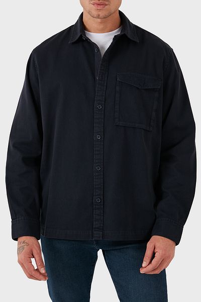 Armani Exchange Βαμβακερό μείγμα Loose Fit Πουκάμισο Ανδρικό ΠΟΥΚΑΜΙΣΟ 6DZC07 ZN5EZ 1510