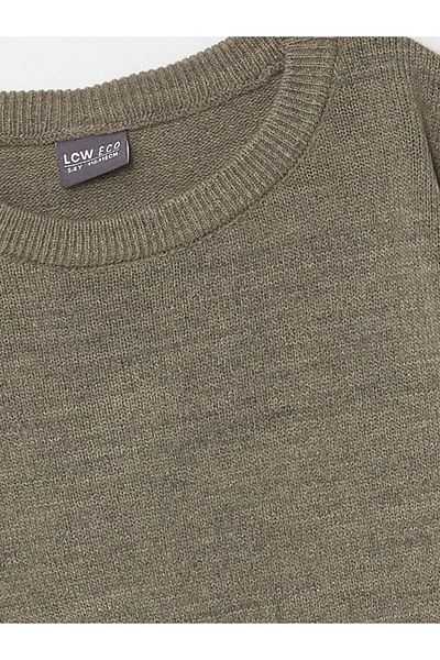 LC Waikiki Crew Neck Basic Long Sleeve Girl's Knitwear Sweater