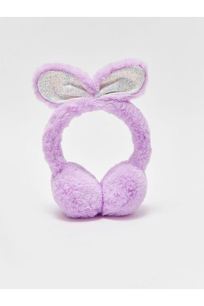 LC Waikiki Accesorii LCW Cască de urechi de pluș pentru fete cu detaliu aplicat 3D