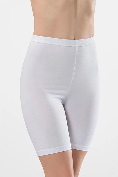 TÜREN Jambiere albe decupate - 95% bumbac, 5% Lycra Femei