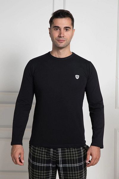 ByLohusa Σετ ανδρικές πιτζάμες Green Plus Size