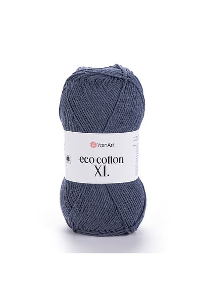Yarnart Eco Cotton Xl - Χειροποίητο νήμα πλεξίματος Τζιν Μπλε-773