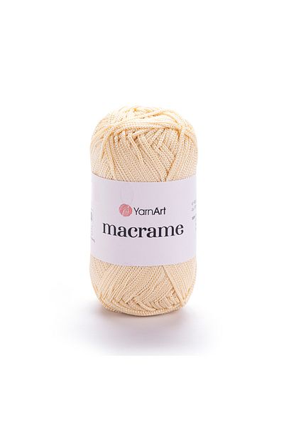 Yarnart Macrame - Μακραμέ Χέρι Πλεκτό Νήμα Dark Cream-165