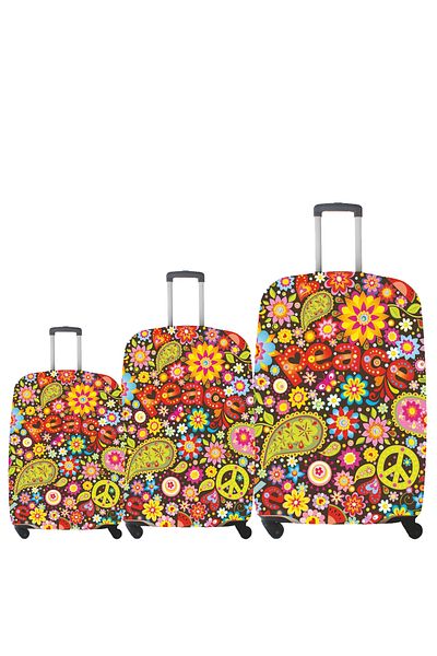 MY SARACİYE My Peace 23 - Large, Medium, and Cabin Size Saddler Suitcase and Suitcase Cover Set