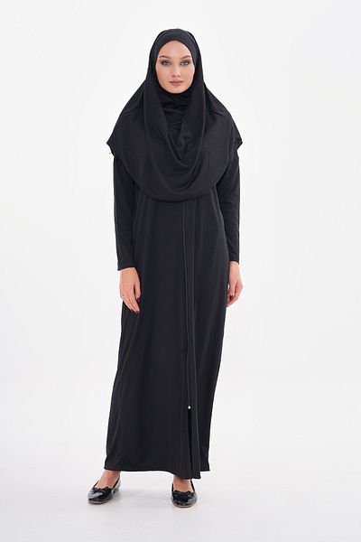 medipek One-Piece Prayer Dress with Zippered Hijab