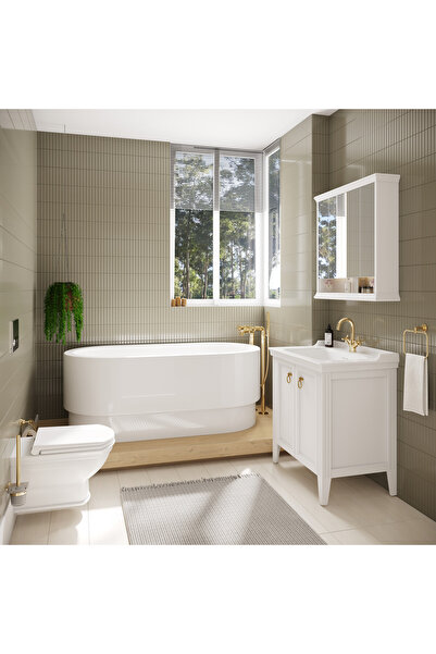 VitrA Valarte 7805b403-0090 asma Klozet, Rim-ex, 54 Cm, Beyaz