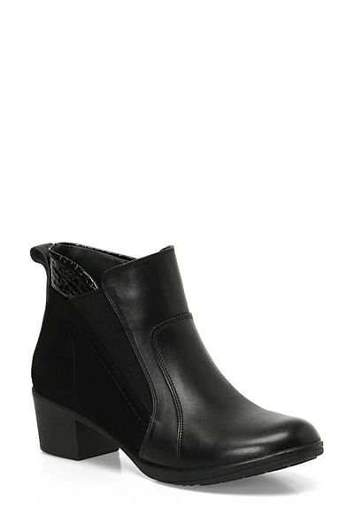 Polaris 5 Point 105309.Nz4Pr Thermo Non-Slip Sole Zippered Daily Women's Boots Black